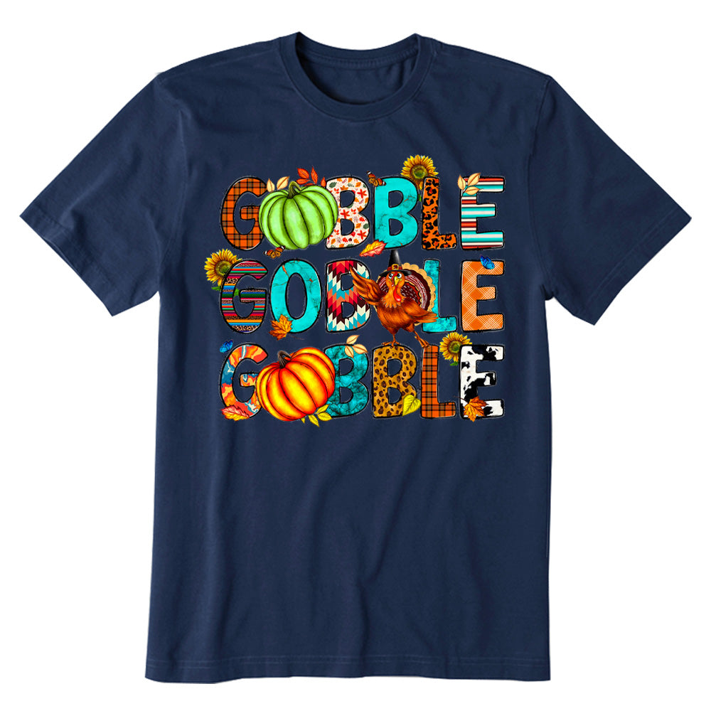 Gobble Thanksgiving Day T-shirt