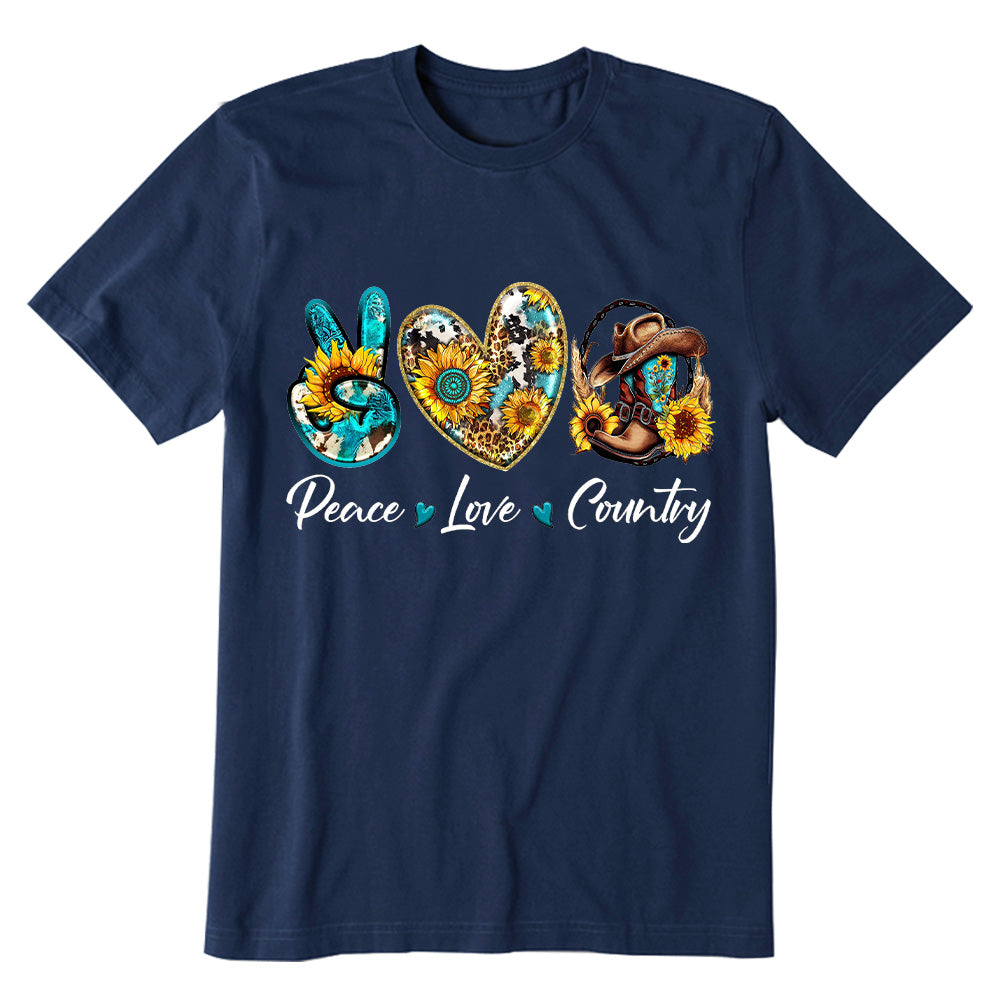 Peace Love Country T-shirt