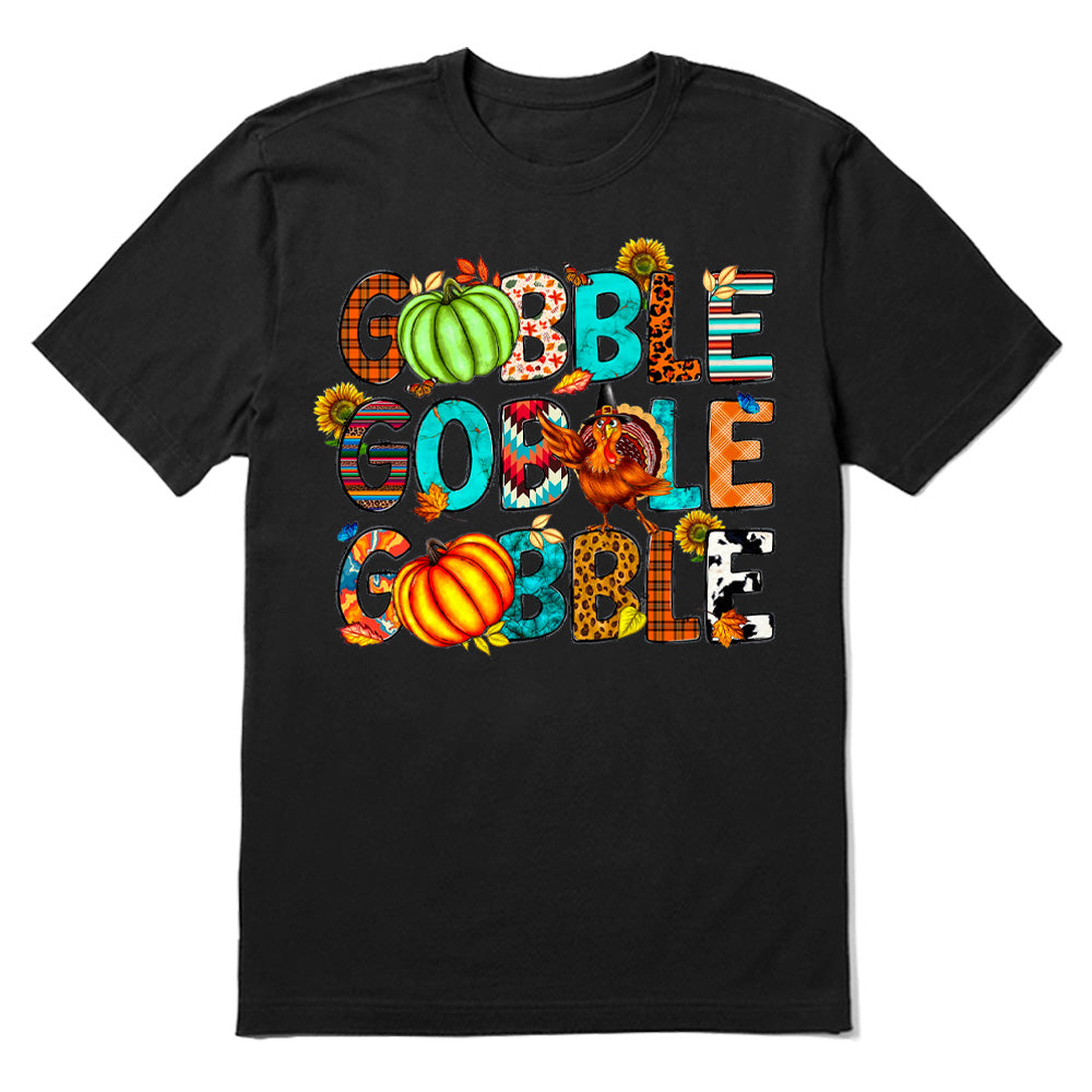 Gobble Thanksgiving Day T-shirt