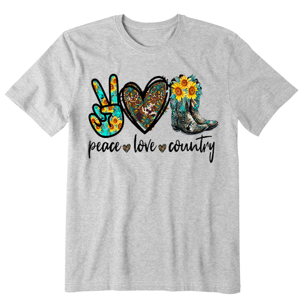 Peace Love Country T-Shirt