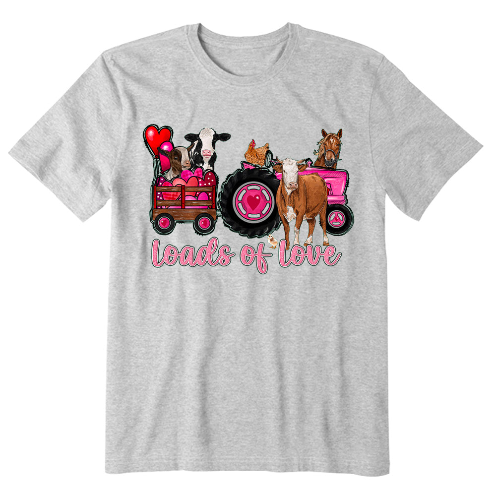 Loads Of Love Animals Farm Life T-shirt