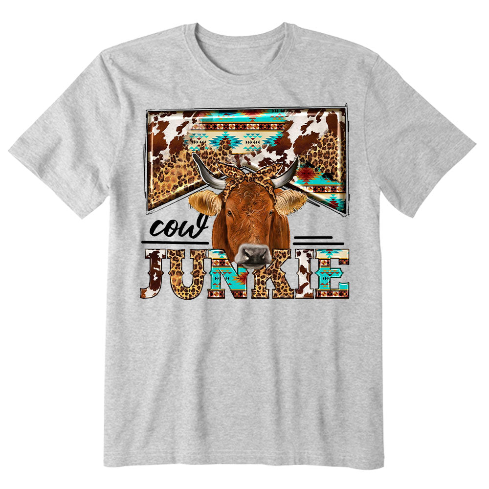 Cow junkie T-shirt