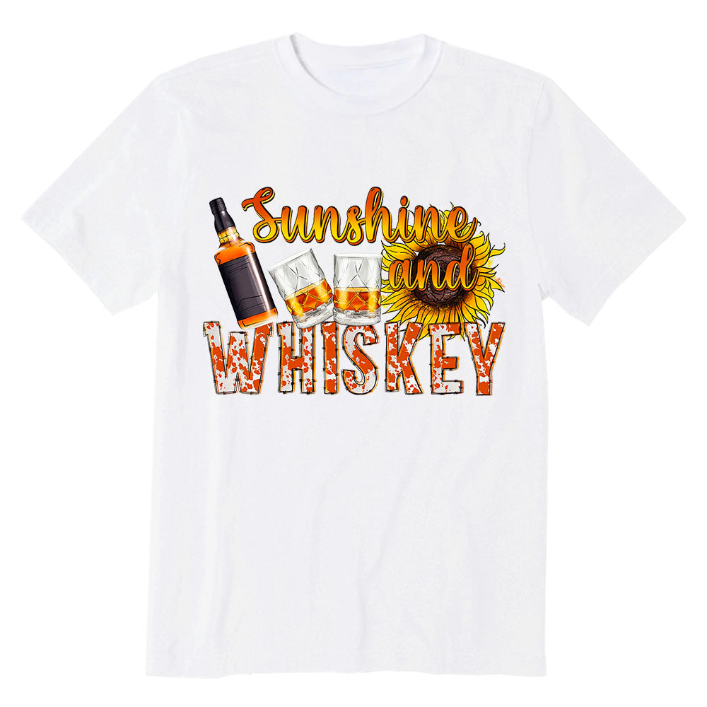 Sunshine & Whiskey Western T-shirt