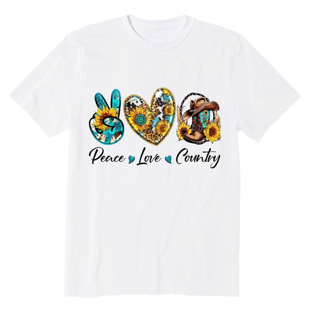 Peace Love Country T-shirt