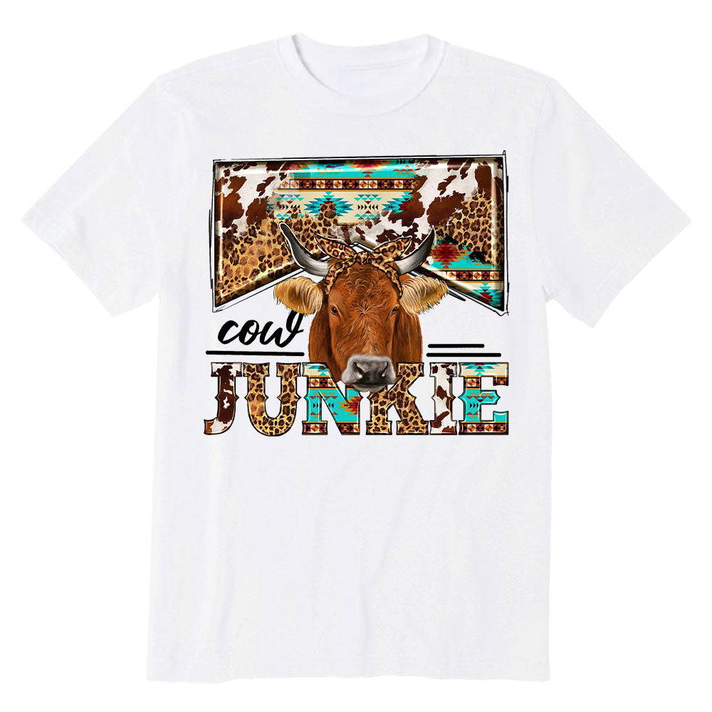 Cow junkie T-shirt