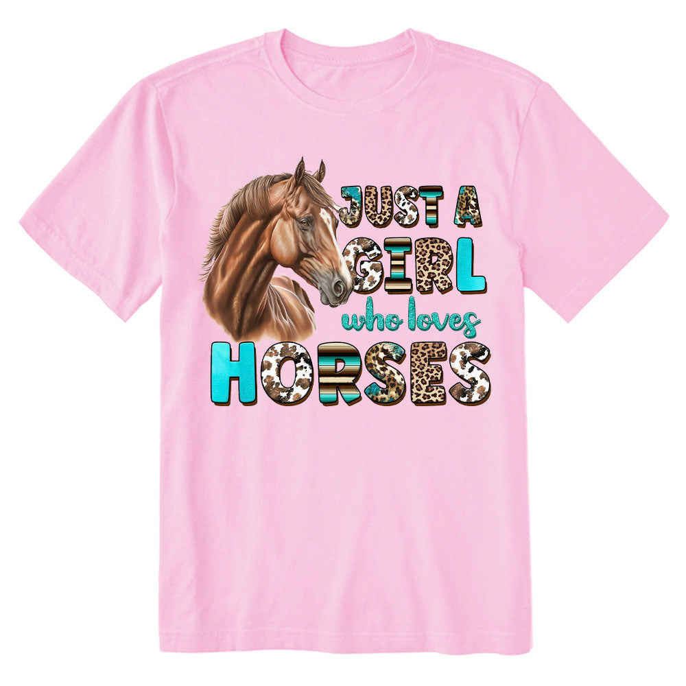 Just A Girl Who Loves Horses T-shirt